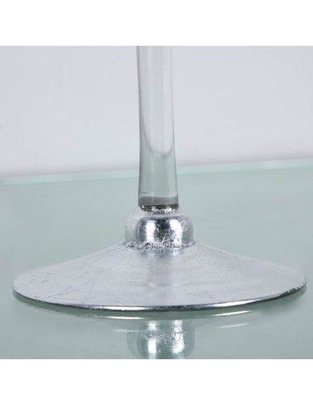 Set 2 copas cristal craquelé Plata