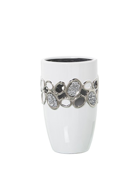 Conjunto 3 pz Blanco y Plateado