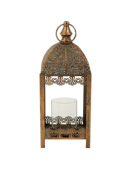 Portavela metal Oro calado