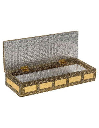 Joyero metal tallado