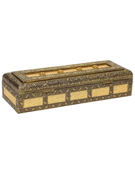 Joyero metal tallado