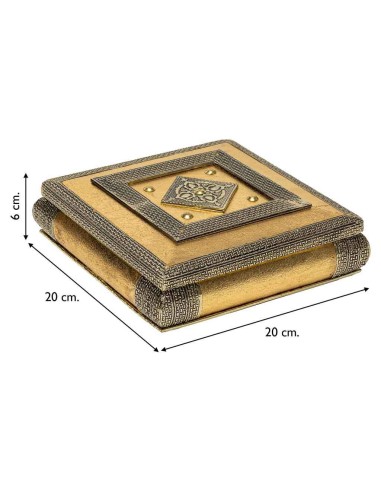 Joyero de metal Repujado