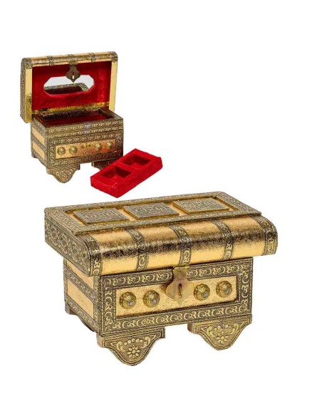 Joyero Cofre metal repujado