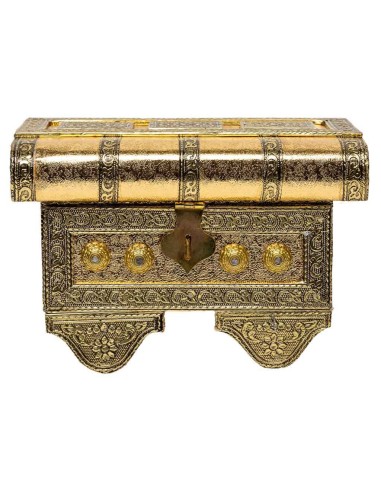 Joyero Cofre metal repujado