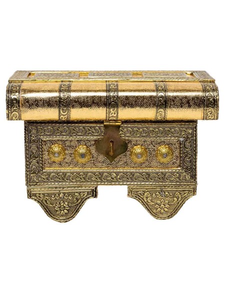 Joyero Cofre metal repujado