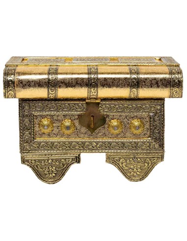 Joyero Cofre metal repujado