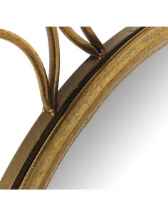 Espejo metal dorado 2