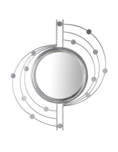 Espejo metal plata