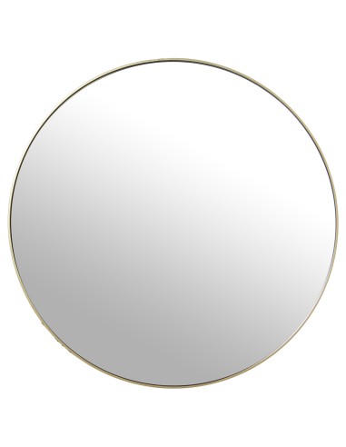 Espejo metal dorado