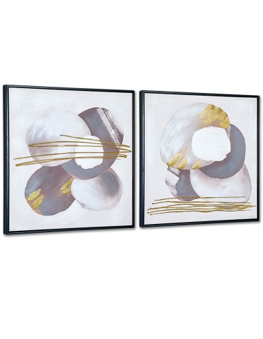 Set de 2 Cuadros de Diseño Abstractos
