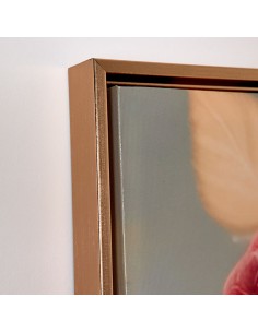 Cuadro Mujer con flores impresión lacada 2