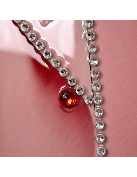 Cuadro Gato Rosa Brillantes