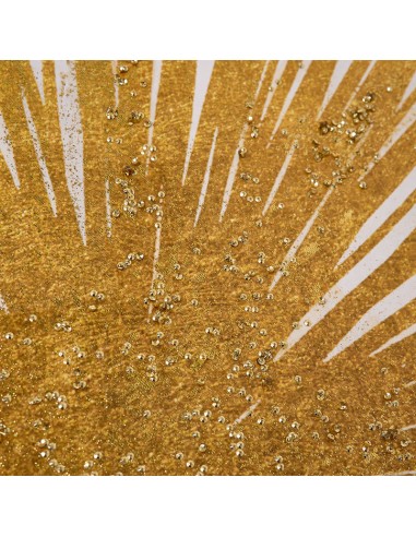 Set 2 cuadros Glitter Sol Dorado
