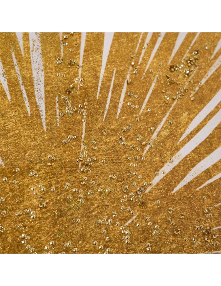 Set 2 cuadros Glitter Sol Dorado