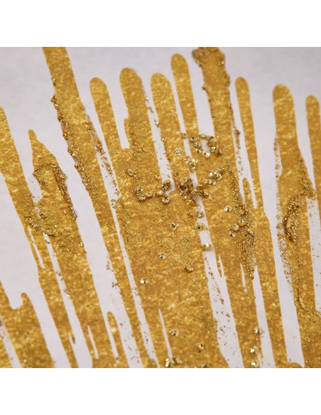 Set 2 cuadros Glitter Sol Dorado