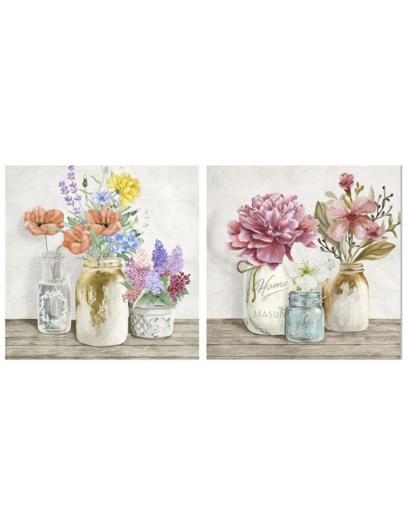 Cuadro lienzo flores