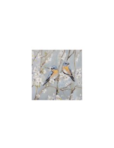 Cuadro lienzo pajaros 2