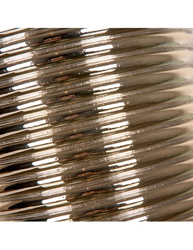 Jarrón Cristal Ondas Champagne 30cm