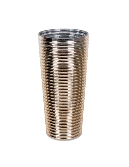 Jarrón Cristal Ondas Champagne 30cm