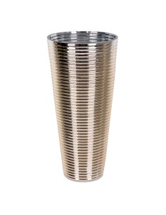 Jarrón Cristal Ondas Champagne 40cm