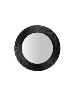 Espejo metal negro 80cm