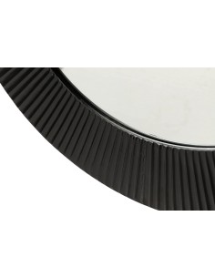 Espejo metal negro 80cm 2