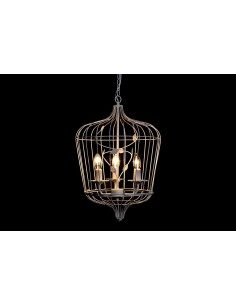 Lampara de techo jaula 2