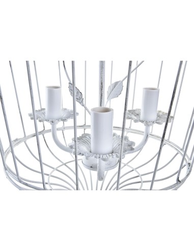 Lampara de techo jaula