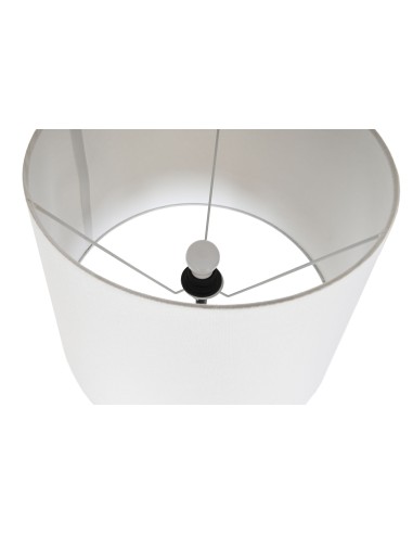 Lampara pie metal negra