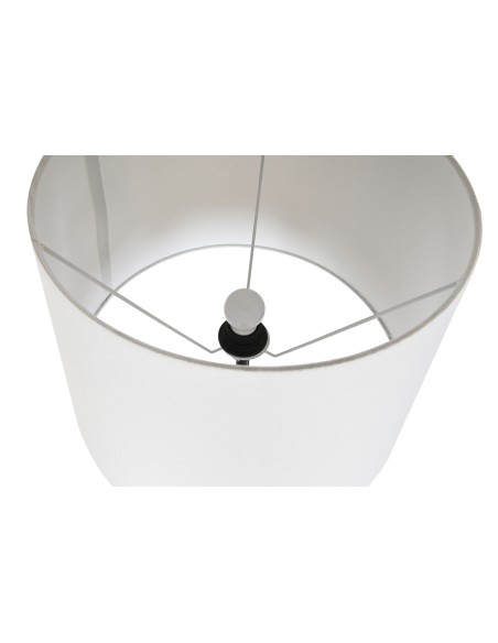 Lampara pie metal negra