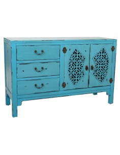 Aparador de madera azul