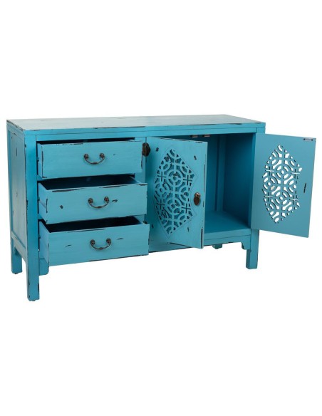 Aparador de madera azul
