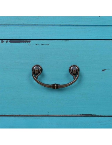 Aparador de madera azul