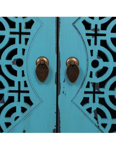 Aparador de madera azul