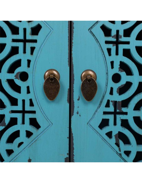 Aparador de madera azul