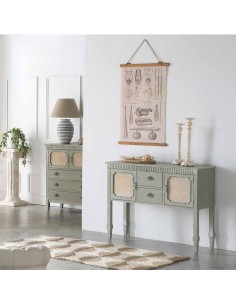 Entrada madera en verde 2