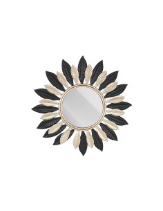 Espejo metal sol 74cm