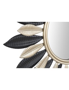 Espejo metal sol 74cm 2