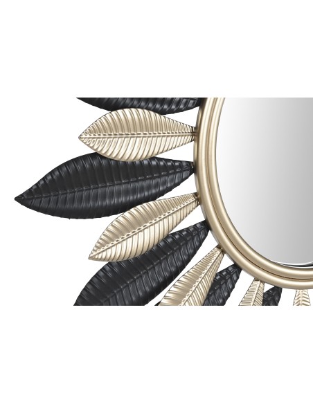 Espejo metal sol 74cm