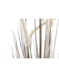 Planta plastico flores gris 90cm 2