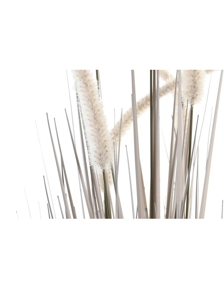 Planta plastico flores gris 90cm