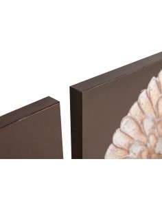 Cuadro lienzo flor 60*60cm 2