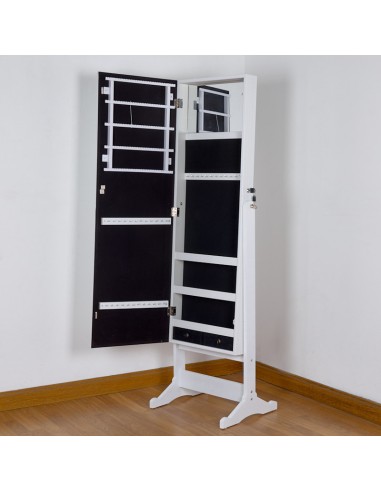 Espejo joyero vestidor blanco