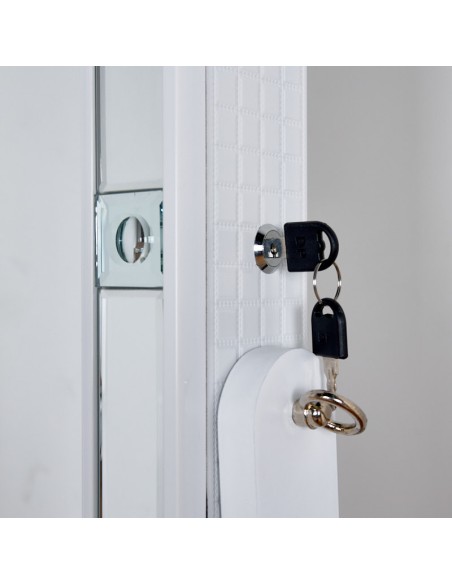 Espejo joyero vestidor blanco