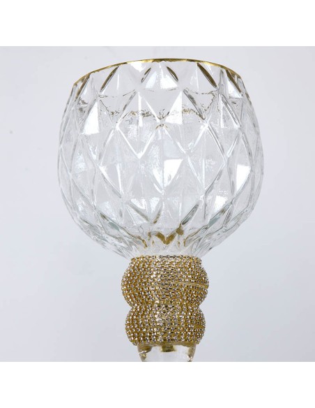 Juego de 2 copas cristal