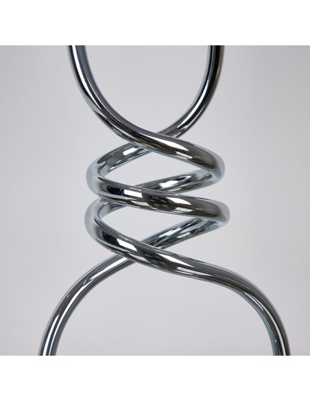 Lampara sobremesa plata 45cm