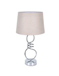 Lampara sobremesa plata 45cm