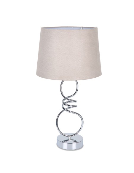 Lampara sobremesa plata 45cm