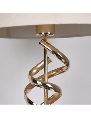 Lampara metal dorada 63cm