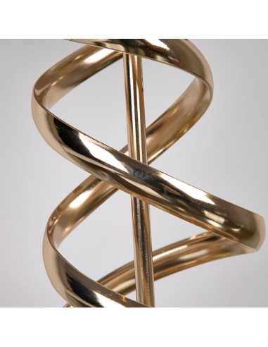 Lampara metal dorada 63cm